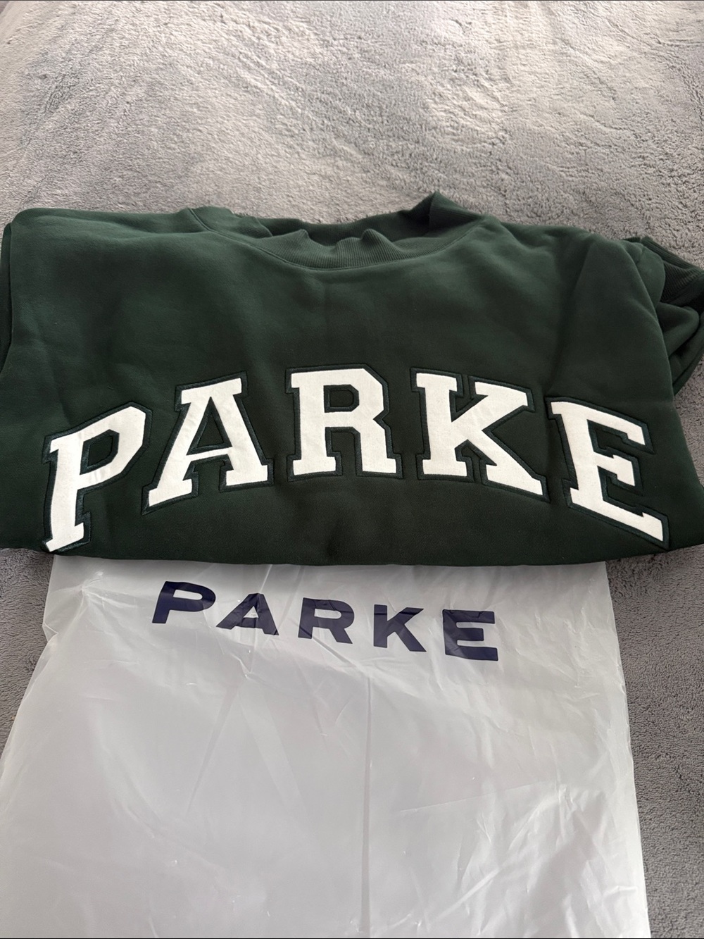 Parke Forest varsity drop Pullover Sweatshirt with White Logo